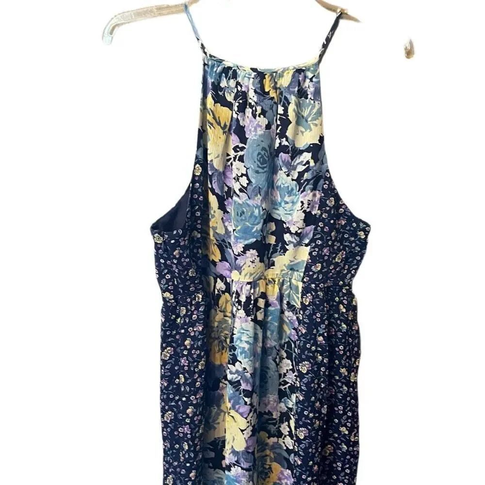 Joie size 8 100% silk floral lined maxi dress.